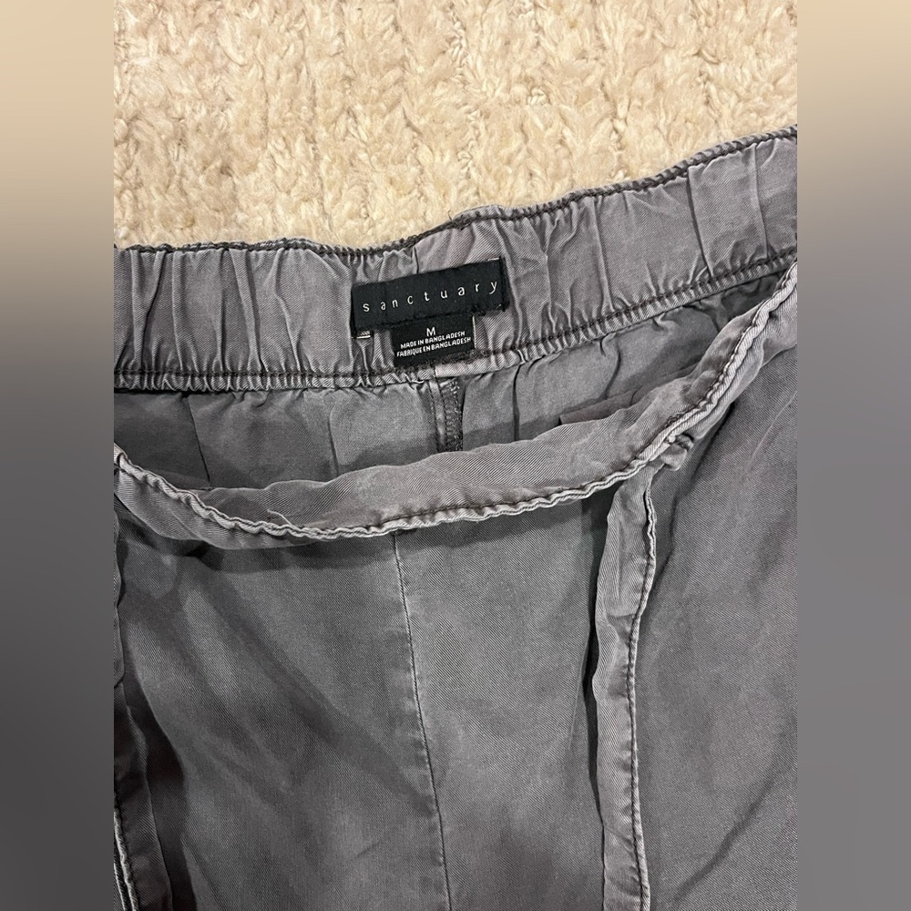 Sanctuary Charcoal Lyocell Joggers